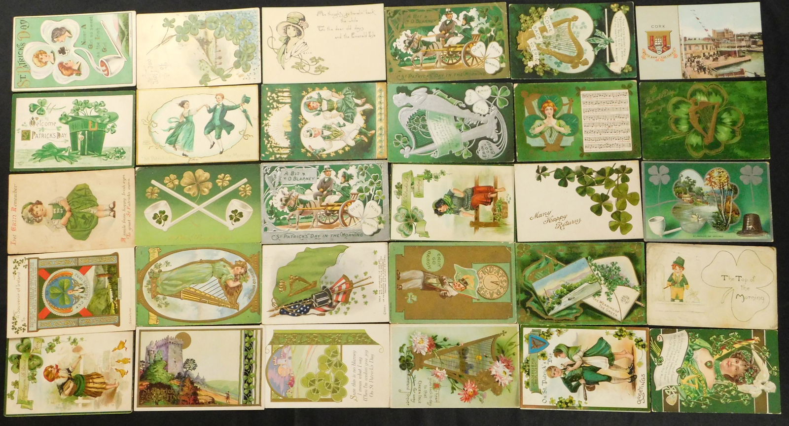 Lot of 30 Vintage St. Patrick's Day Postcards (1 of 6)