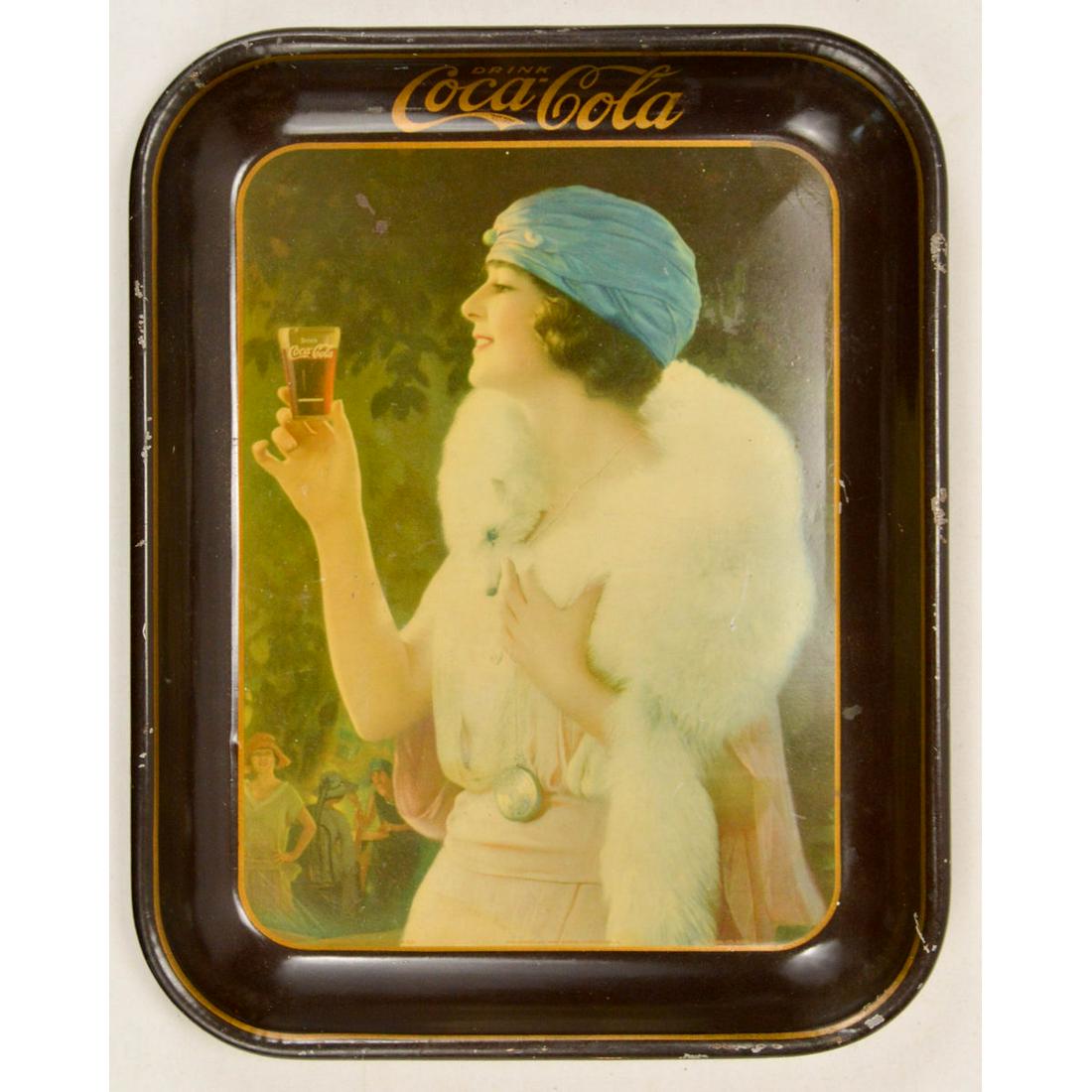 Antique Advertising 1920's Coca-Cola Tray: Coca-Cola Tray , Possibly from the 1920s.
