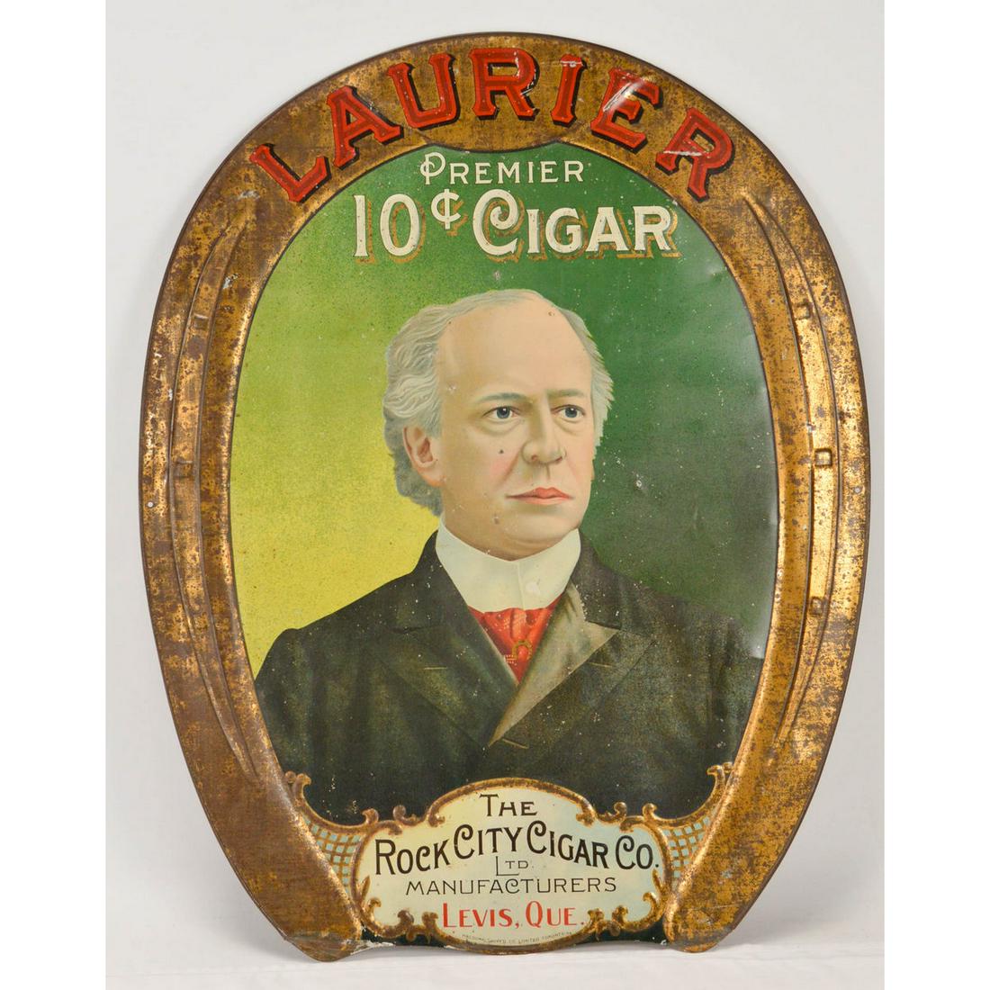 Laurier Premier Cigar Tin Sign