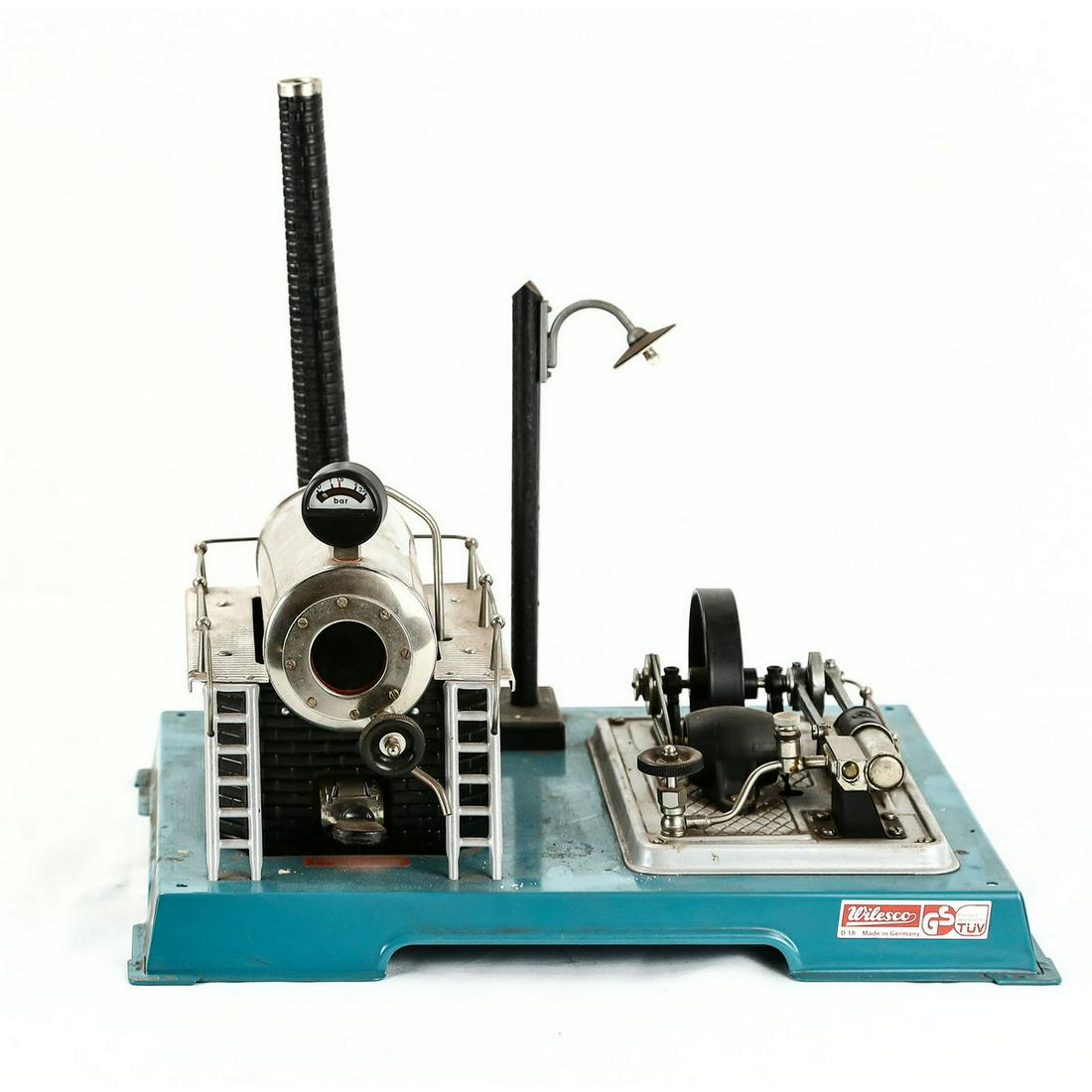 Wilesco Steam Engine: Wilesco Steam Engine. Made in Germany, contemporary toy.