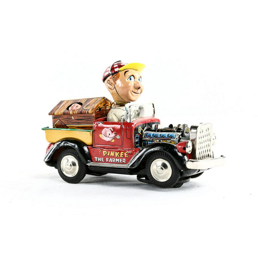 Pinkee the Farmer B/O Toy: Pinkee the Farmer toy. Battery operated. Battery box is good.