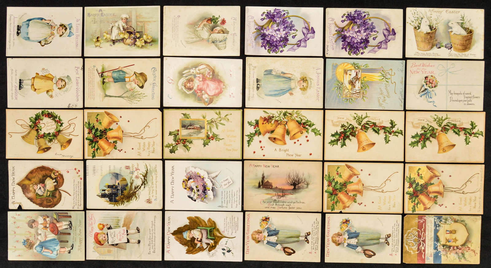 Lot of 30 Ellen Hattie Clapsaddle Postcards: See photos.