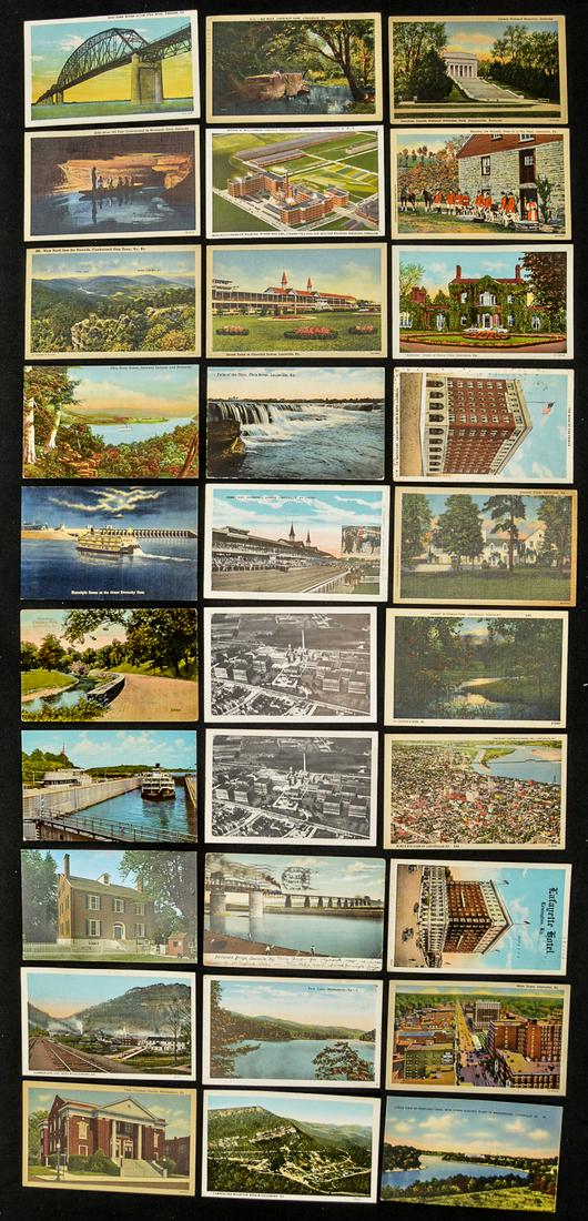 Lot Of 30 Kentucky Postcards (1 of 2)