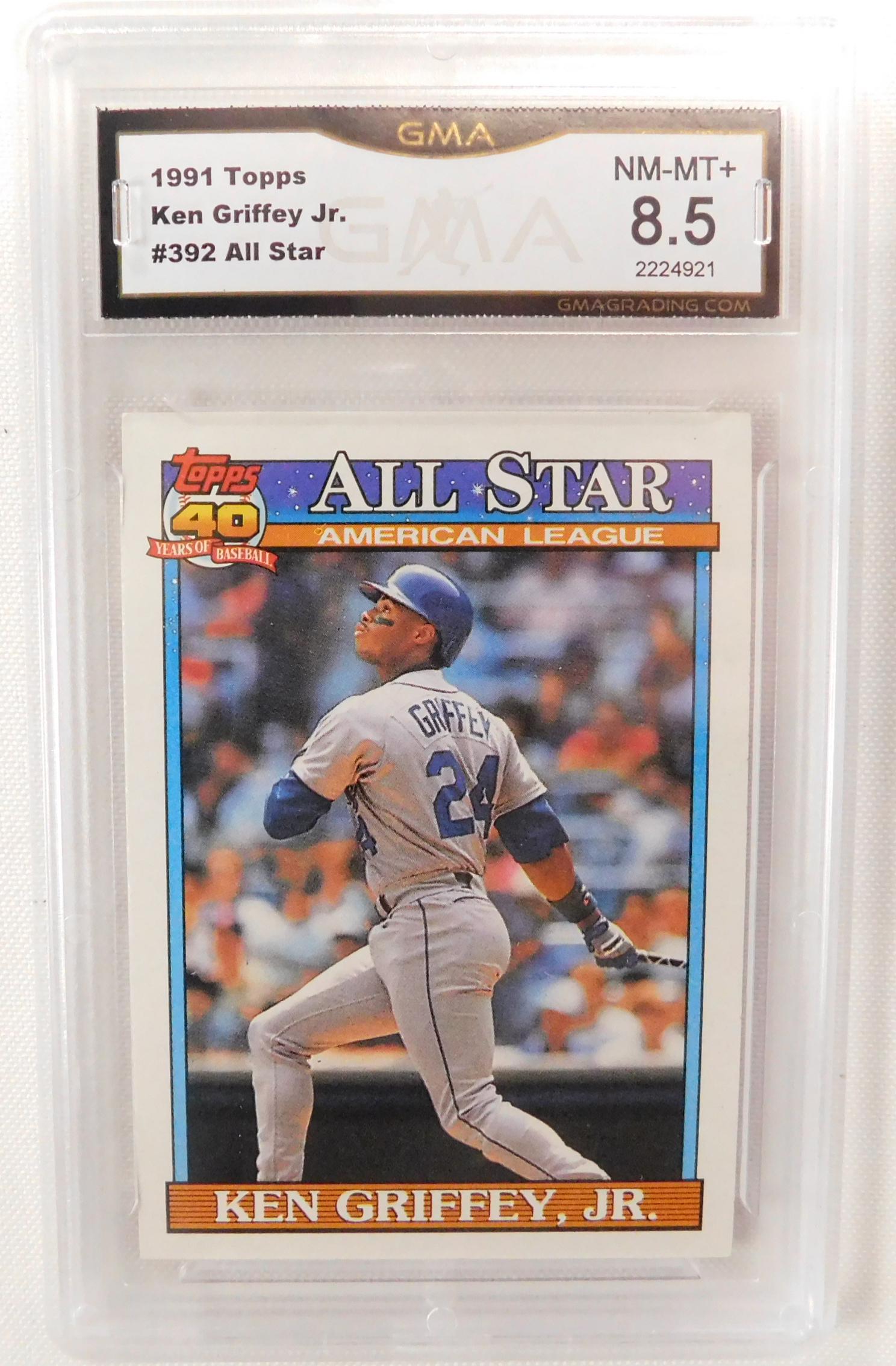 GMA Graded 1991 Ken Griffey Jr MLB Baseball Card (1 of 2)