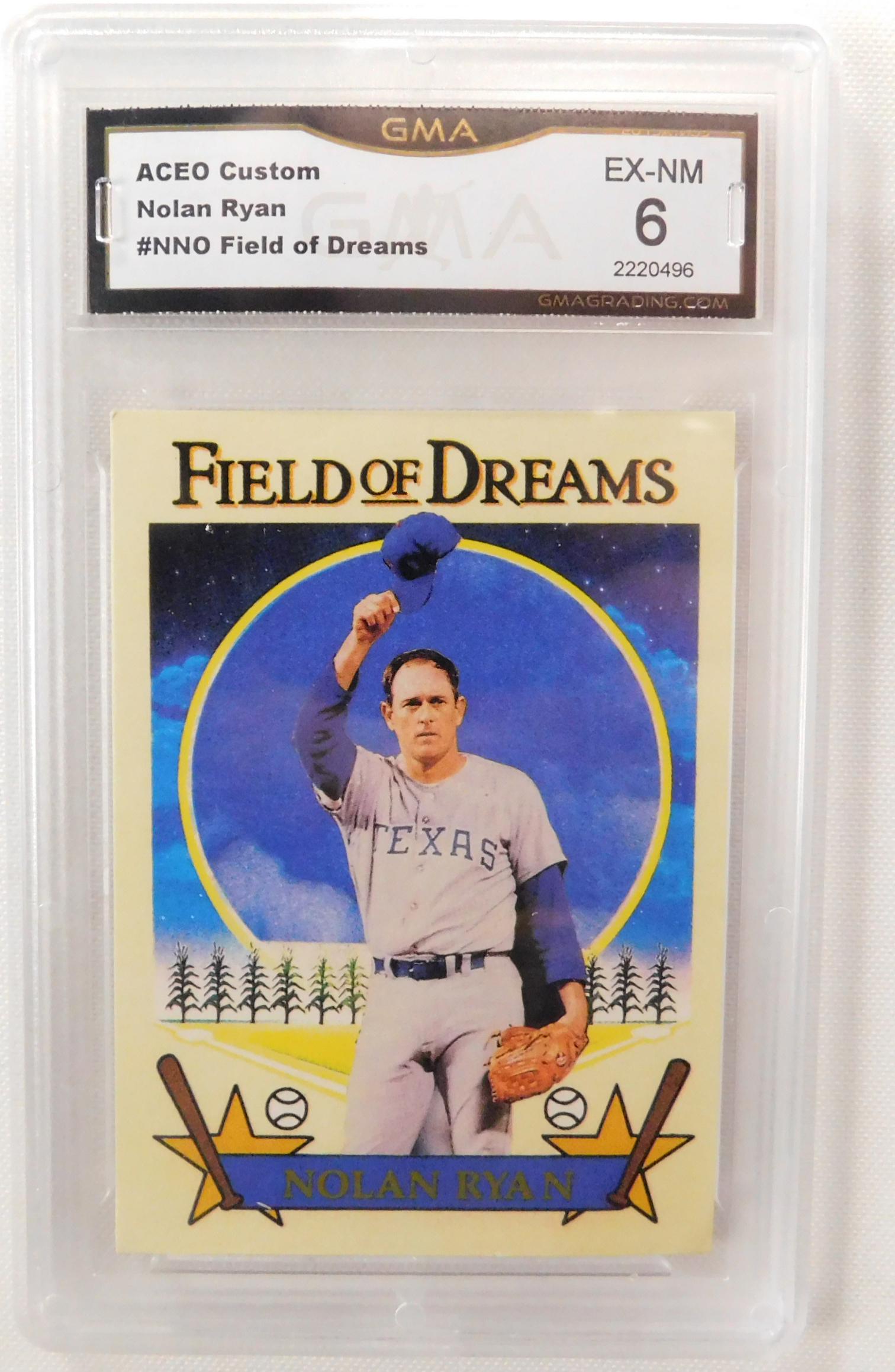GMA Graded Nolan Ryan Field of Dreams MLB Card (1 of 2)