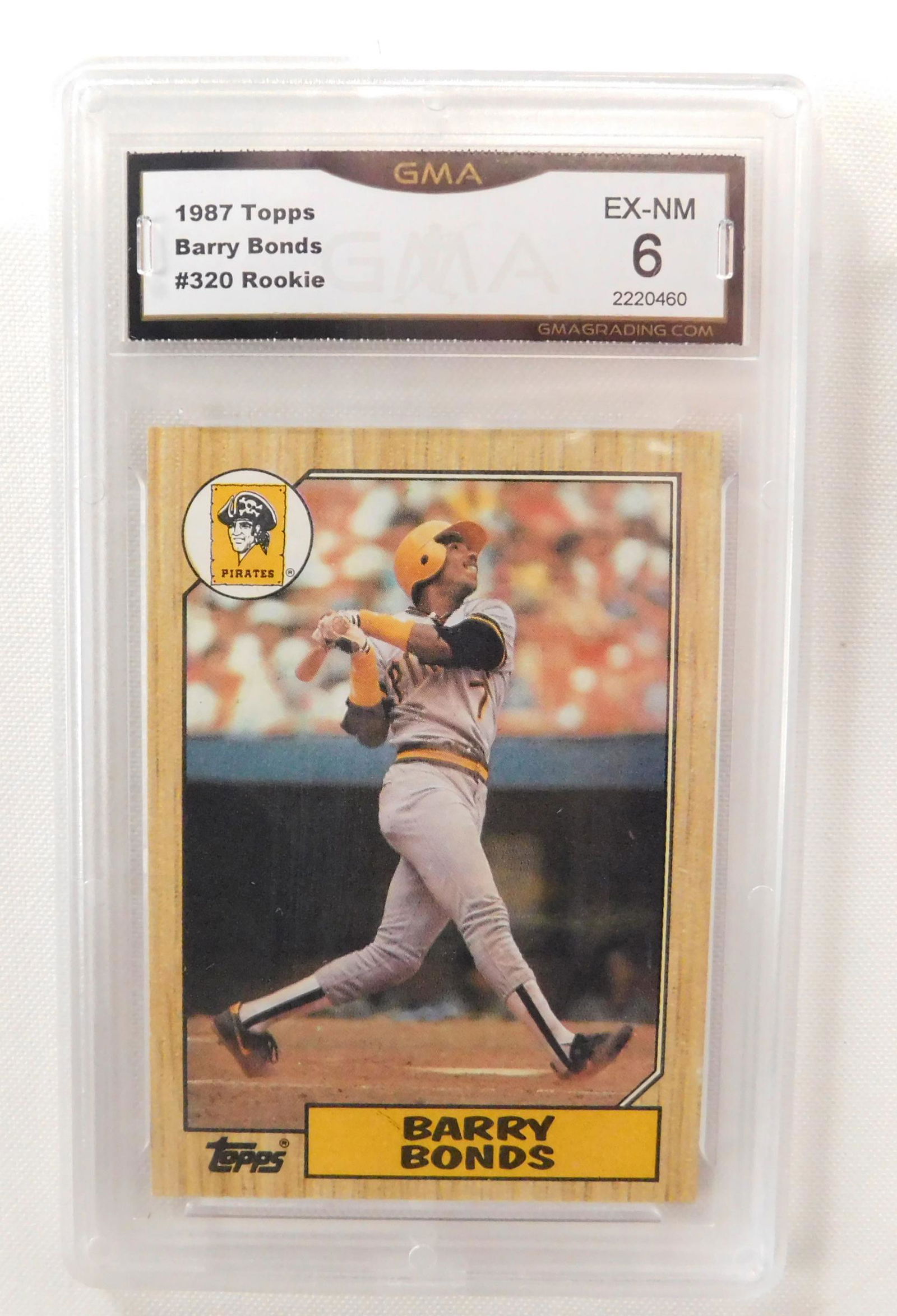 GMA Graded 1987 Barry Bonds MLB Baseball Card (1 of 2)