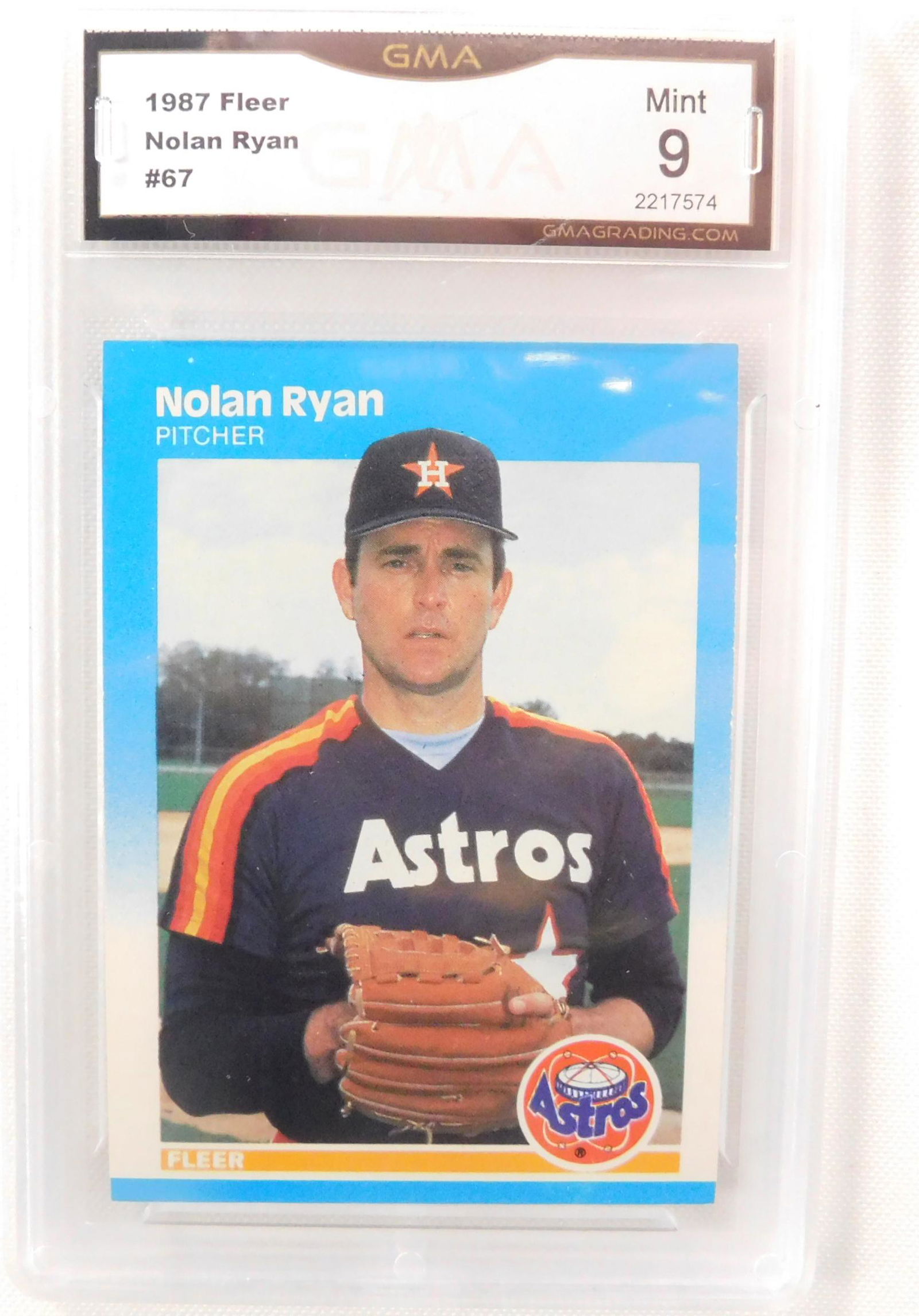 GMA Graded 1987 Nolan Ryan MLB Baseball Card (1 of 2)