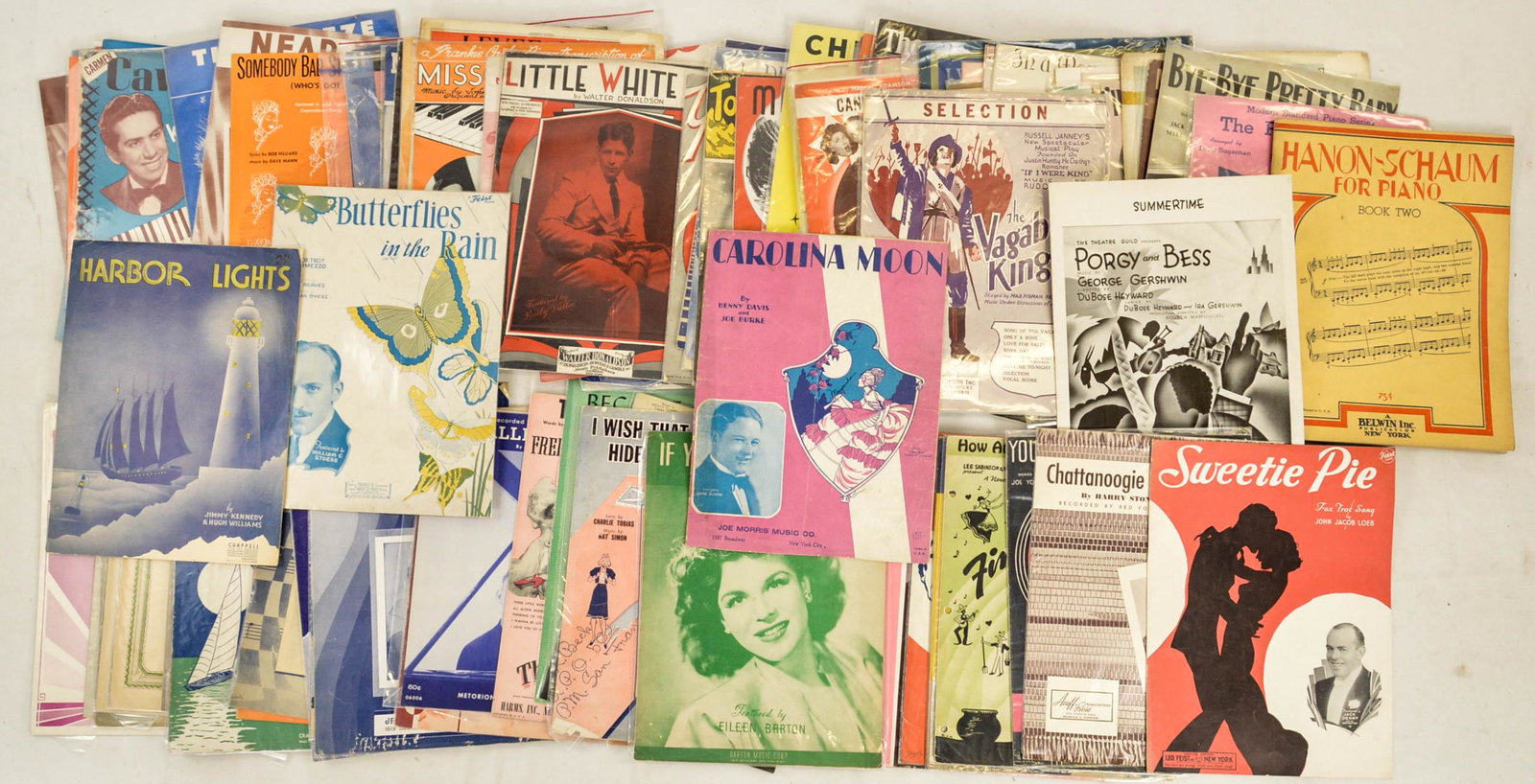 Lot of 150+ Vintage Sheet Music: Lot of 150+ Vintage Sheet Music. In overall good condition with great illustrated covers.