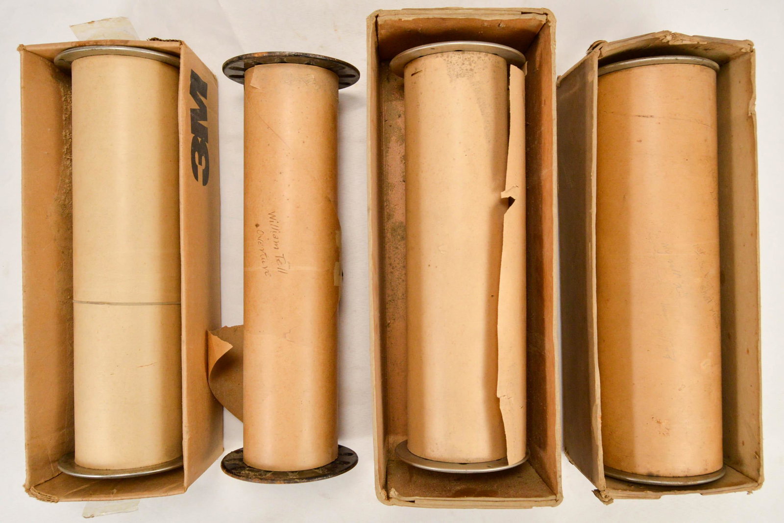 Lot of 4 Mills Violano Piano Rolls: Roll # 2604, William tell overture. Average condition. See photos.