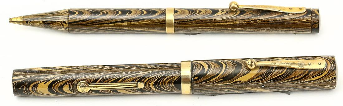 Waterman Olive Ripple FP/PCL Set (1 of 20)