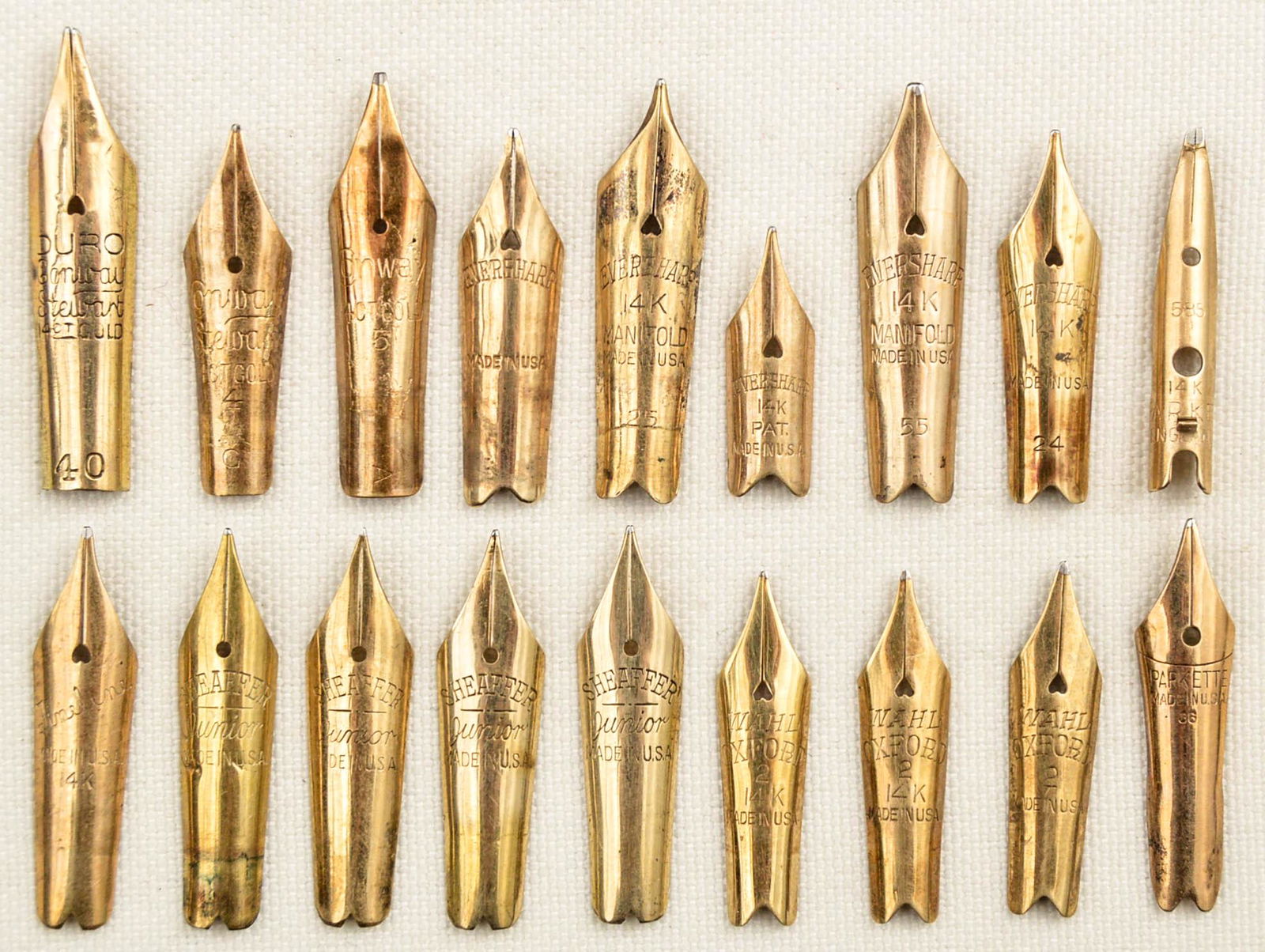 Sheaffer, Parker, Wahl, Eversharp, FP Nibs (18) (1 of 1)