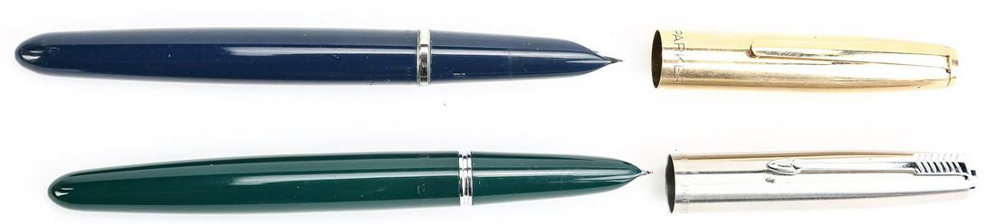 Parker 21 Blue, Green Pens (2) (1 of 11)