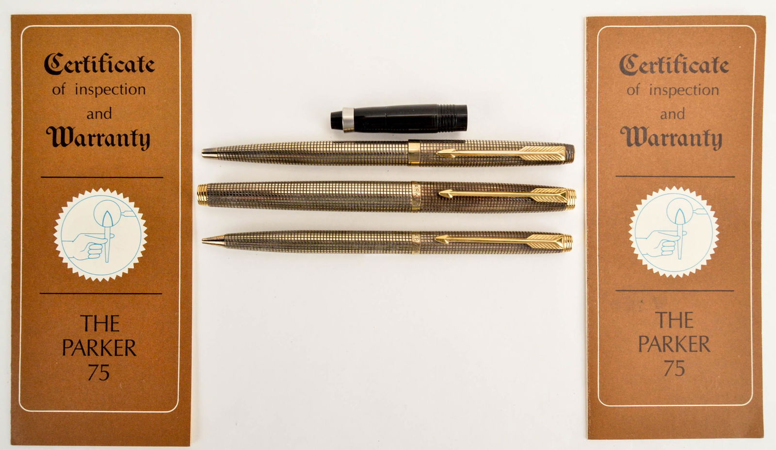 Parker 75 Cisele Vermeil FP RB PCL Set (1 of 20)