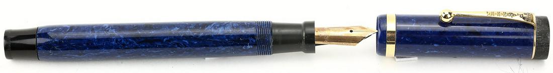 Parker Duofold Senior Blue on Blue Lapis FP (1 of 8)