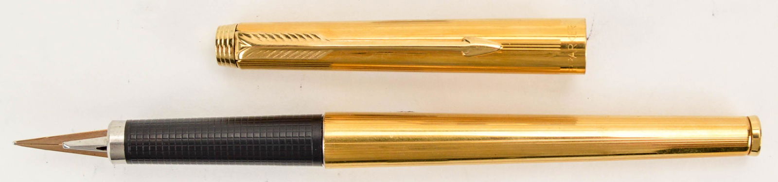 Parker Vendome Vertical Striped Gold Filled FP (1 of 9)