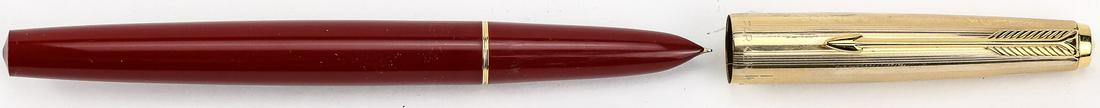 Parker 51 Red Gold Filled Cap FP (1 of 11)