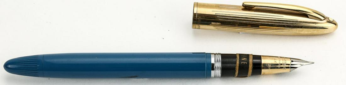 Sheaffer Snorkel Pastel Blue Crest FP (1 of 10)