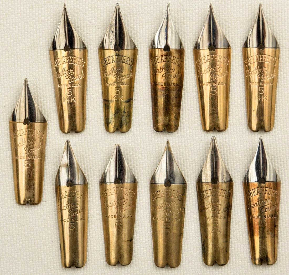Sheaffer Feather Touch #5 FP Nibs (11) (1 of 1)