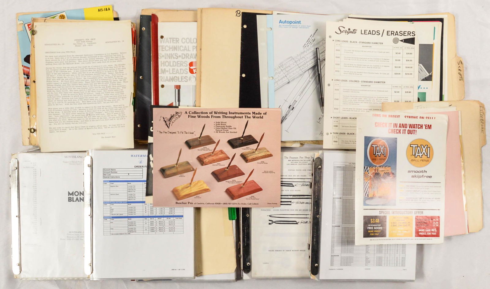 Pen Dealer Catalog Lot (1 of 3)