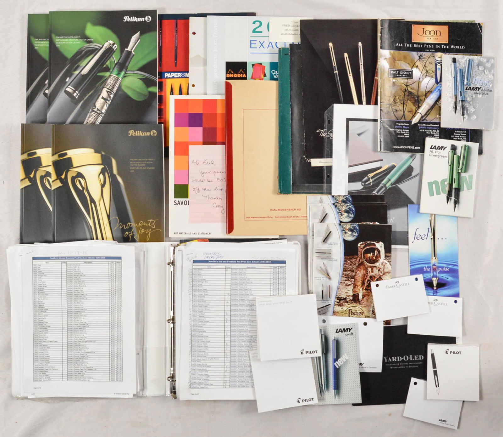 Pen Catalogs & Paper Goods Lot (1 of 3)