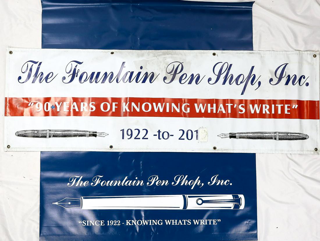 Fountain Pen Shop Trade Show Vinyl Banners (2) (1 of 1)