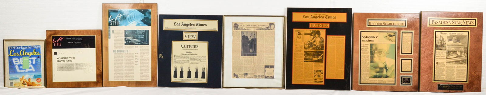 Framed Fountain Pen Shop News Stories (8) (1 of 18)