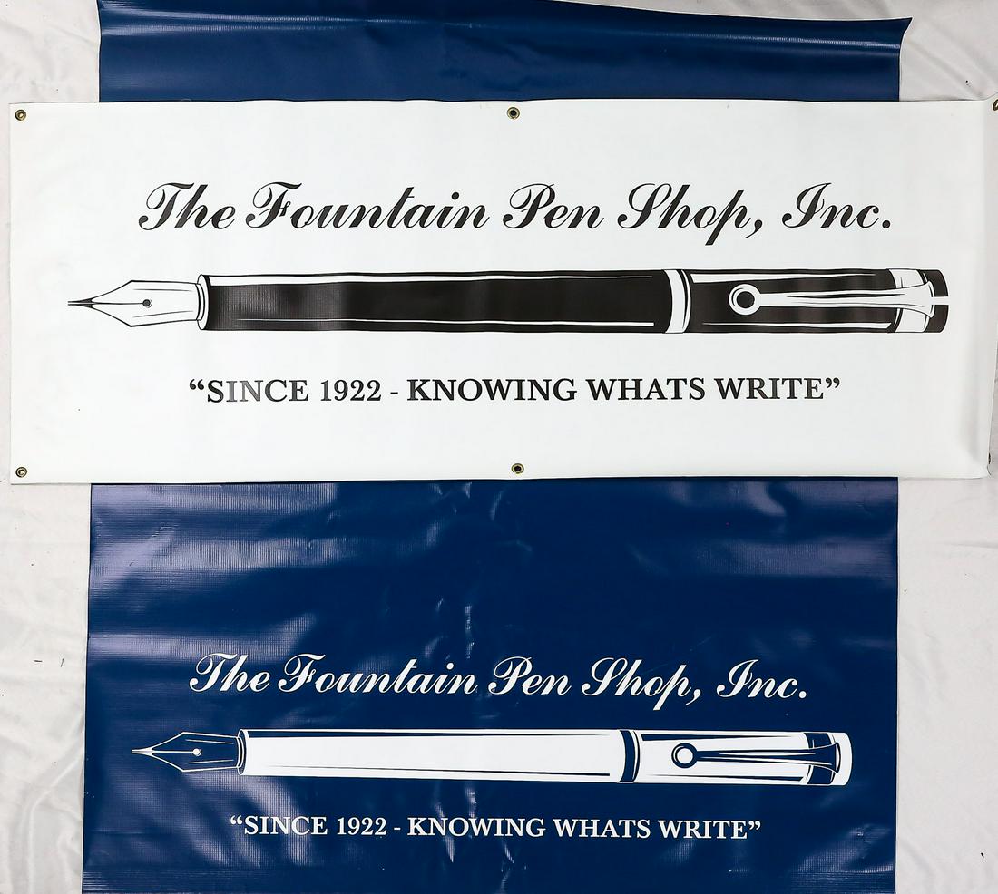 Fountain Pen Shop Trade Show Vinyl Banners (2) (1 of 1)