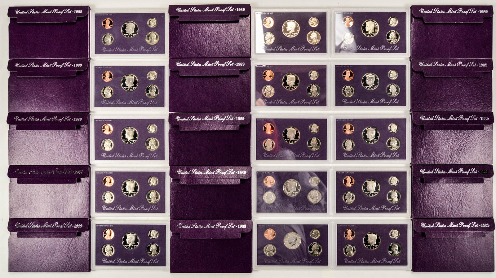 15 U.S. Coin Proof Sets 1989 (1 of 2)