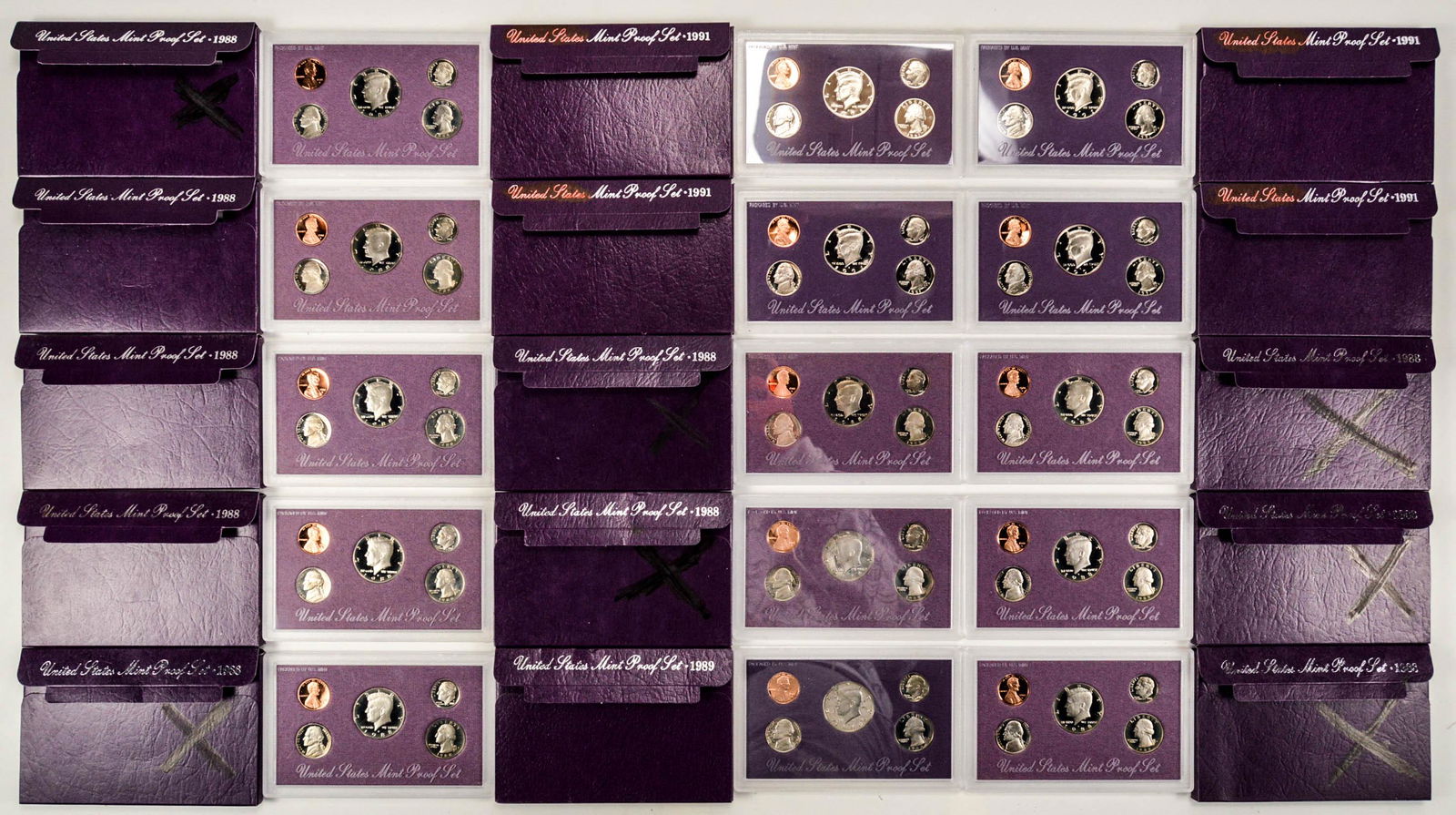 15 U.S. Coin Proof Sets 1991 (1 of 2)