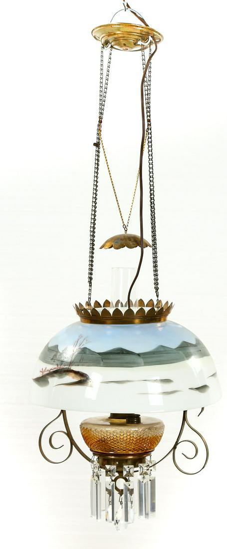 Antique Hanging Kerosene Chandelier (1 of 10)