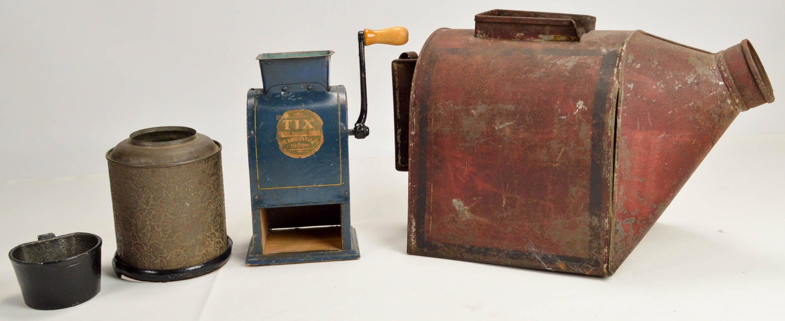 Lot of 4 Antique Coffee Grinder Parts (1 of 4)