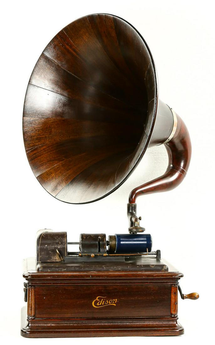 Edison Opera Mahogany Phonograph (1 of 20)