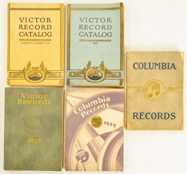 Columbia And Victor Phonograph Record Catalogs