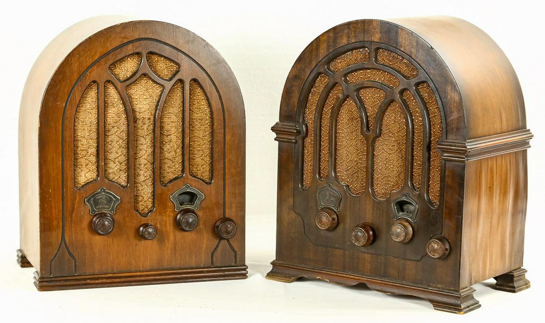 Lot of 2 Cathedral Radios (1 of 12)