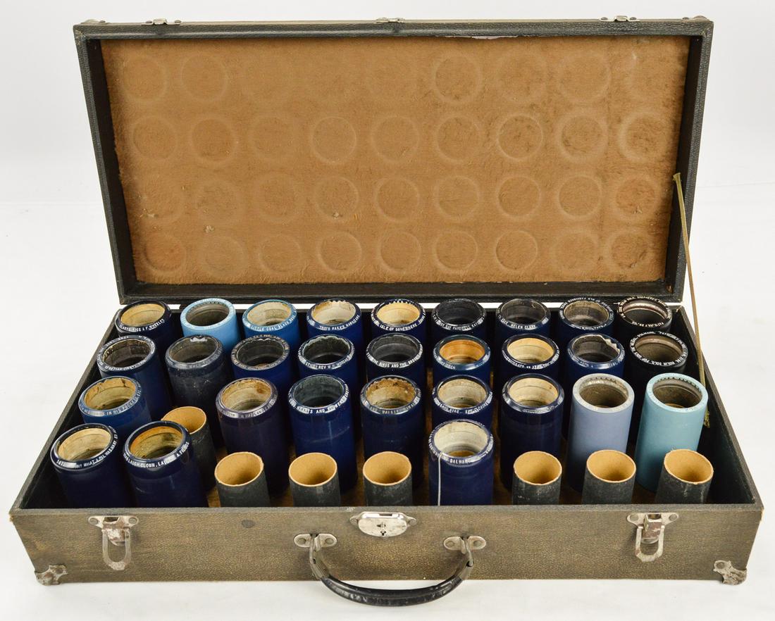 29 Edison Cylinder Phonograph Records W/Case (1 of 4)