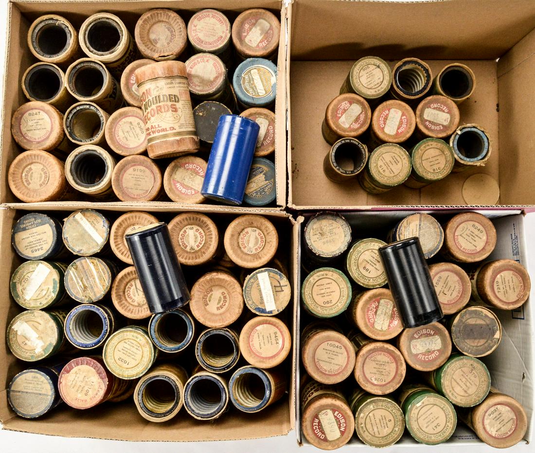 129 Edison Cylinder Phonograph Records Columbia (1 of 1)