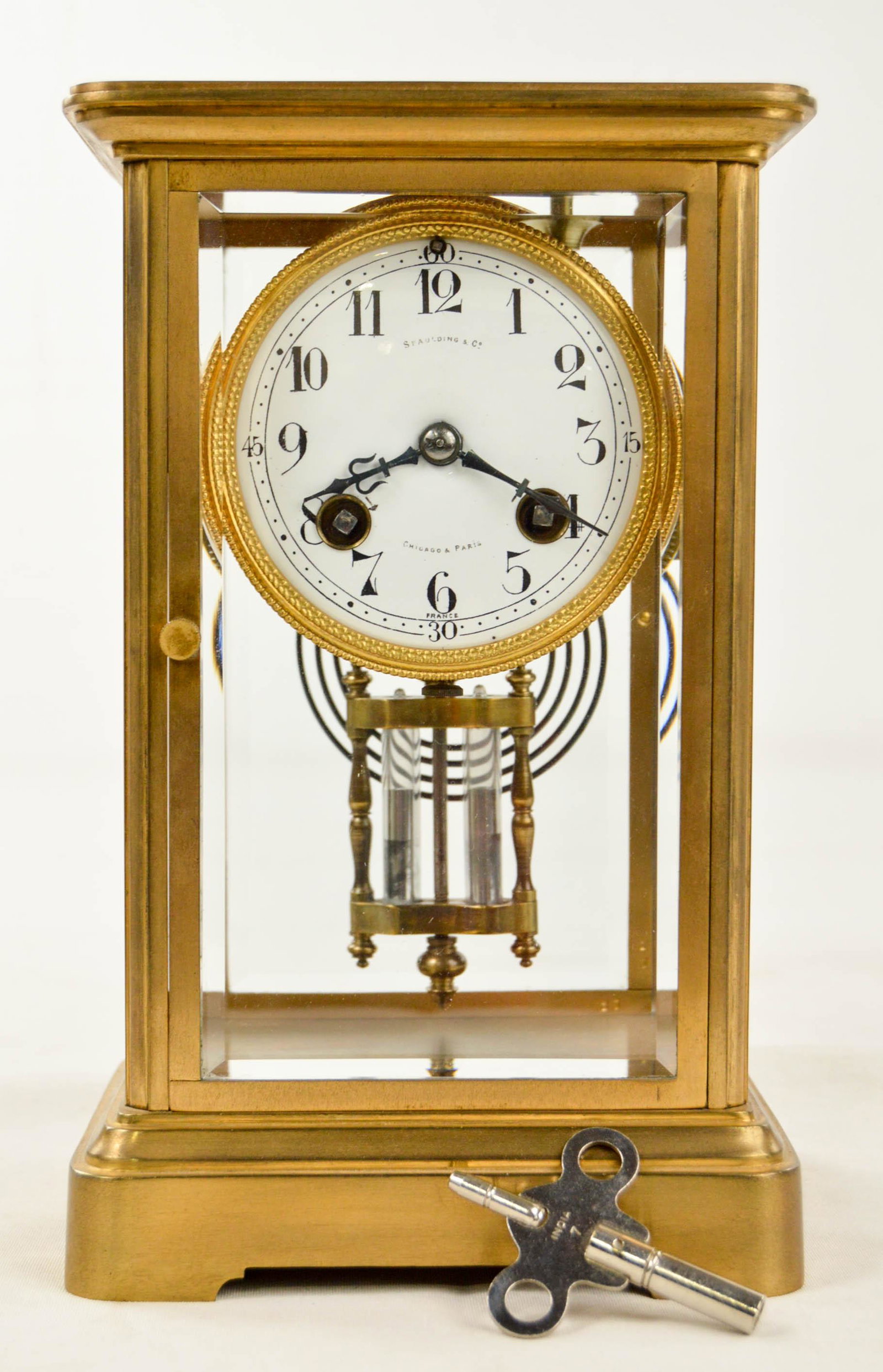 Spaulding and Co Crystal Regulator Clock (1 of 6)