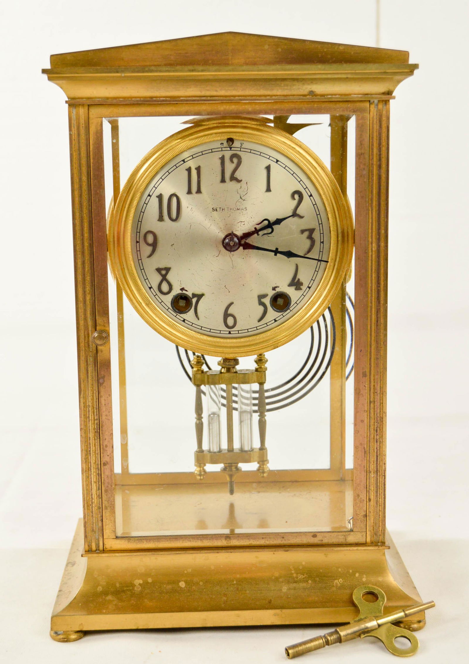 Seth Thomas Crystal Regulator Clock (1 of 7)