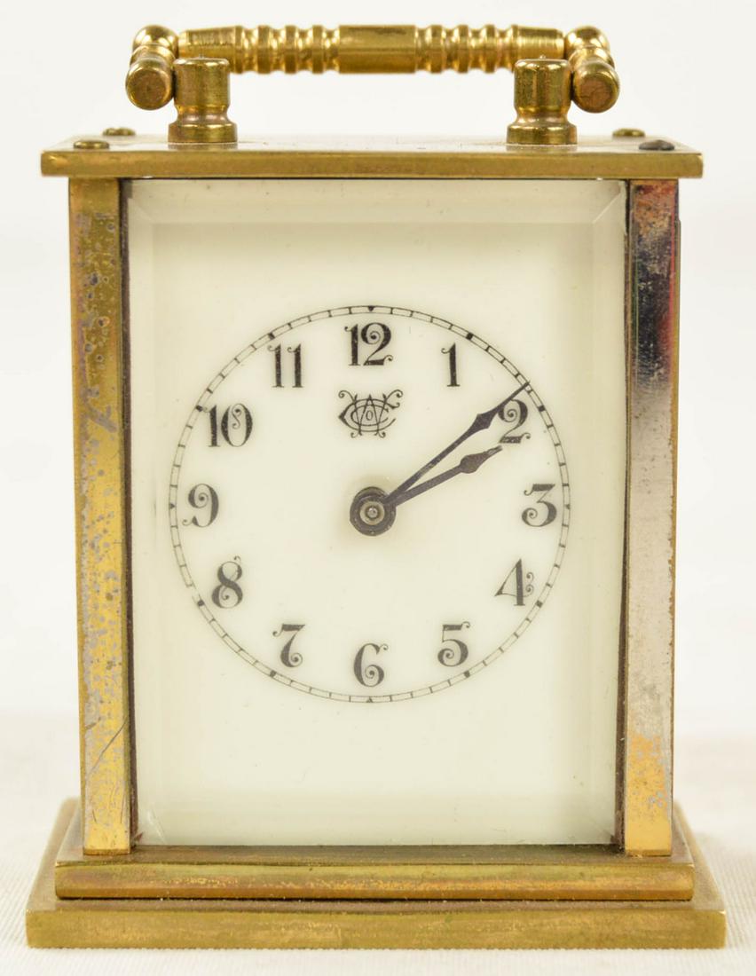 Waterbury Small Brass Carriage Clock (1 of 7)
