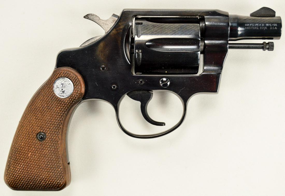 Colt Detective Special .38 Special Revolver: 2" barrel with fixed sights. Very good condition. Nice bore. Factory grips. Nice blued finish. SN: B29372 ALL GUNS MUST GO TO C&R OR FFL