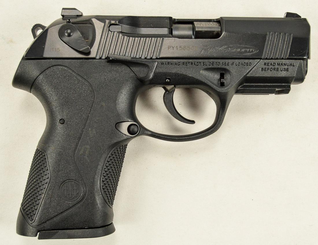 Beretta PX4 Storm .40 S&W Pistol: Like new condition. Original grips in good condition with no chips or cracks. Comes with a holster. One magazine. SN: PY158508