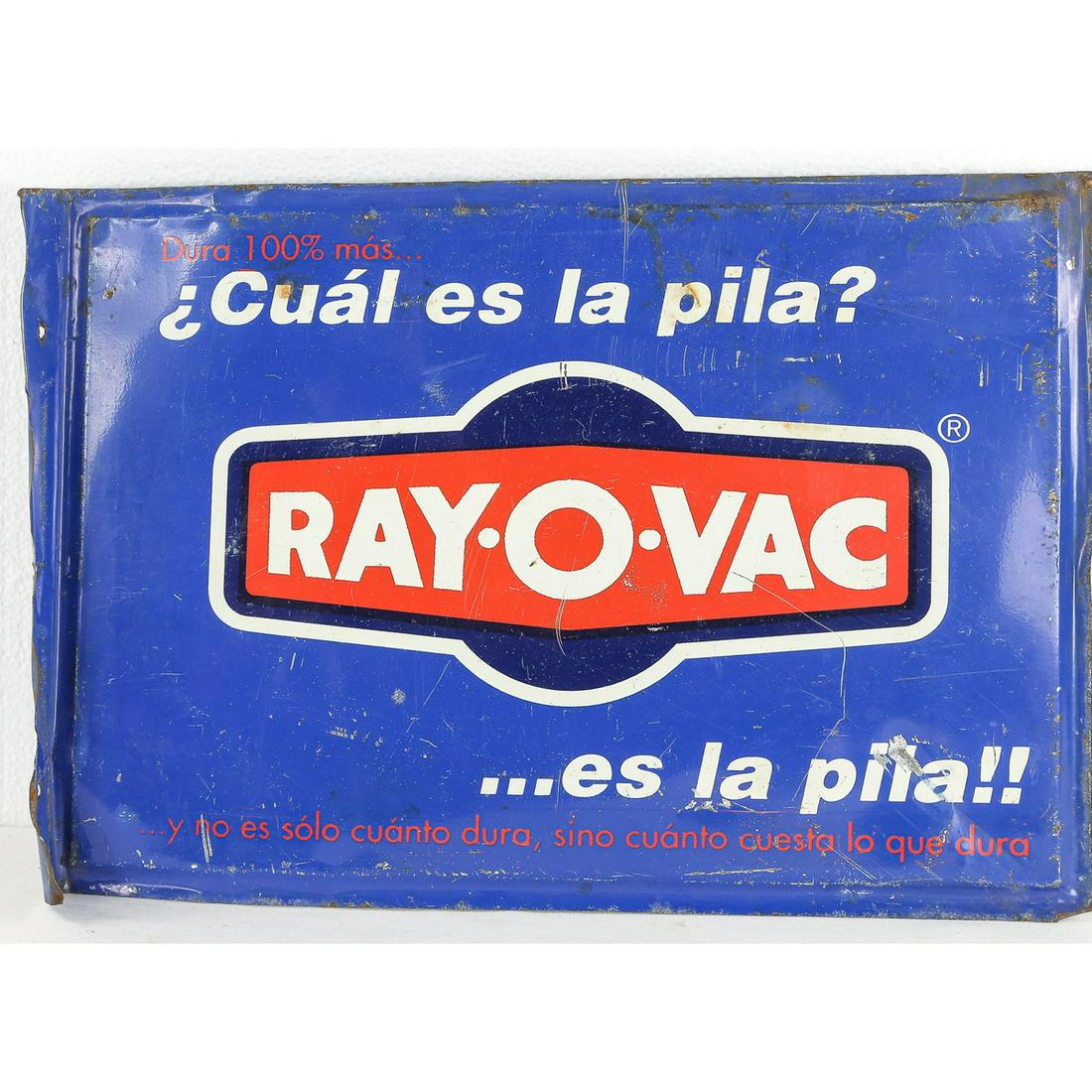 Ray-O-Vac Double Sided Spanish Sign (1 of 2)
