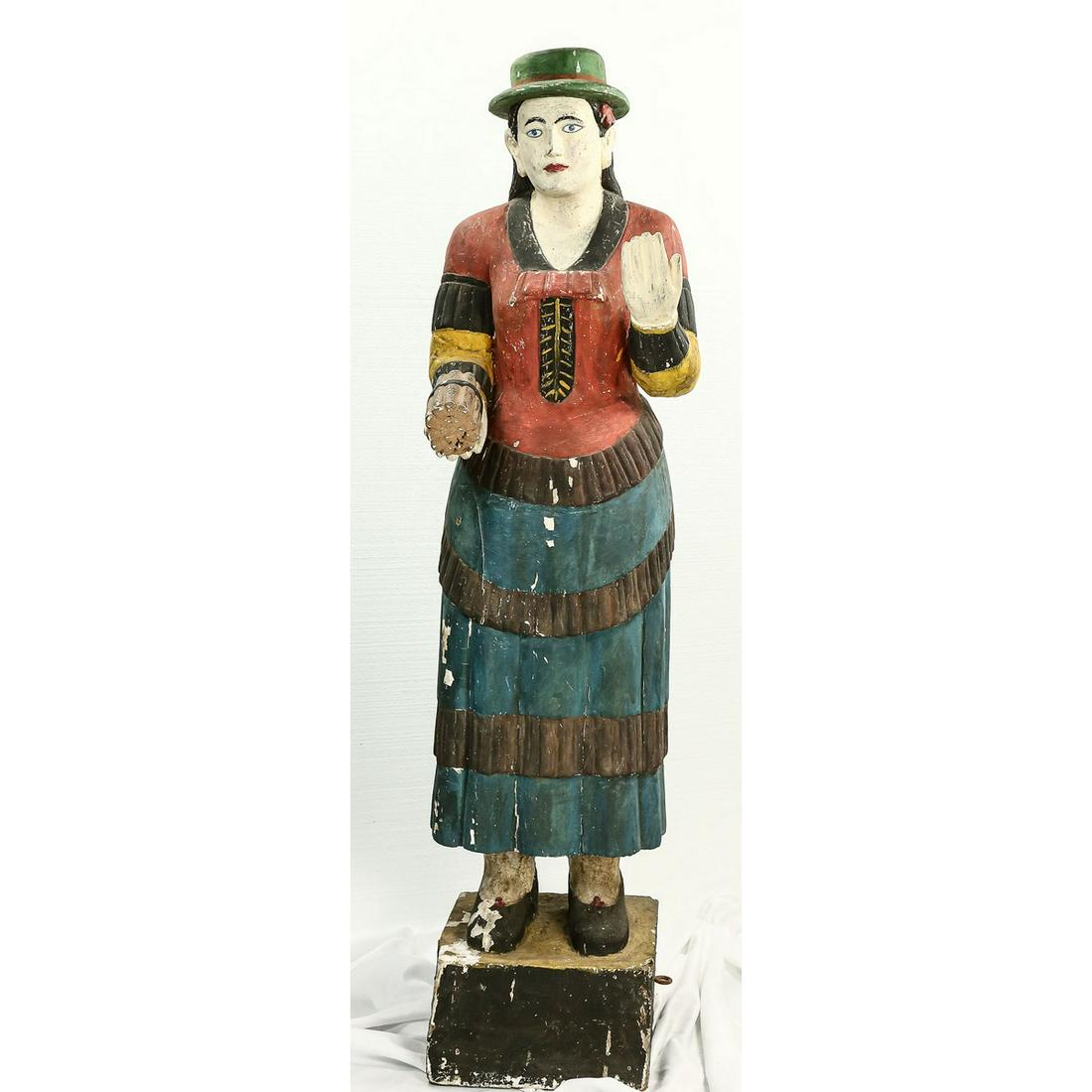 Cigar Store Carved Trade Figure