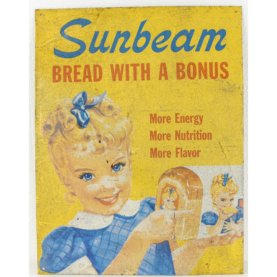 Sunbeam Bread Single Sided Advertising Sign (1 of 3)