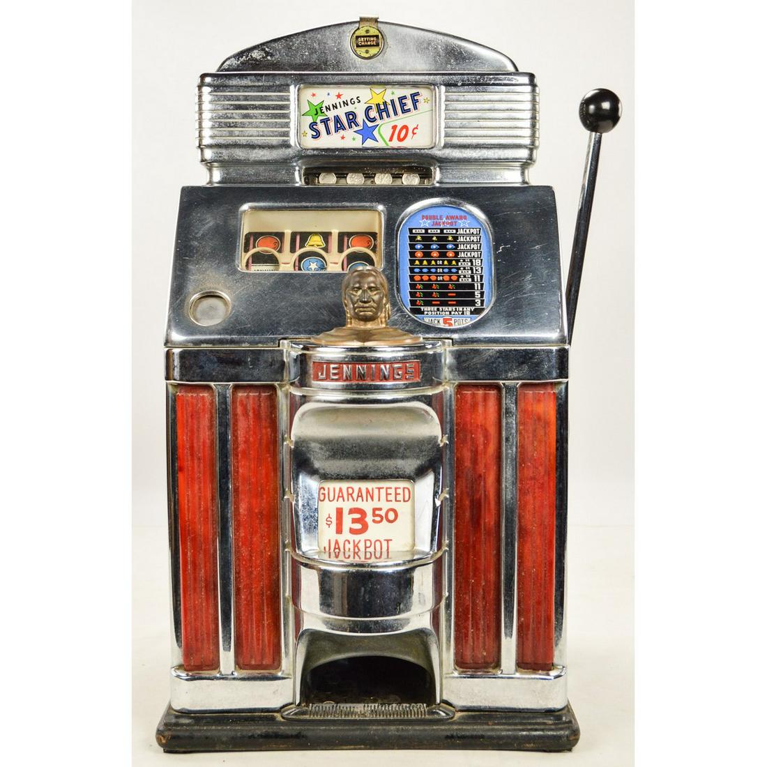 Jennings 10 Cent Star Chief Slot Machine (1 of 20)