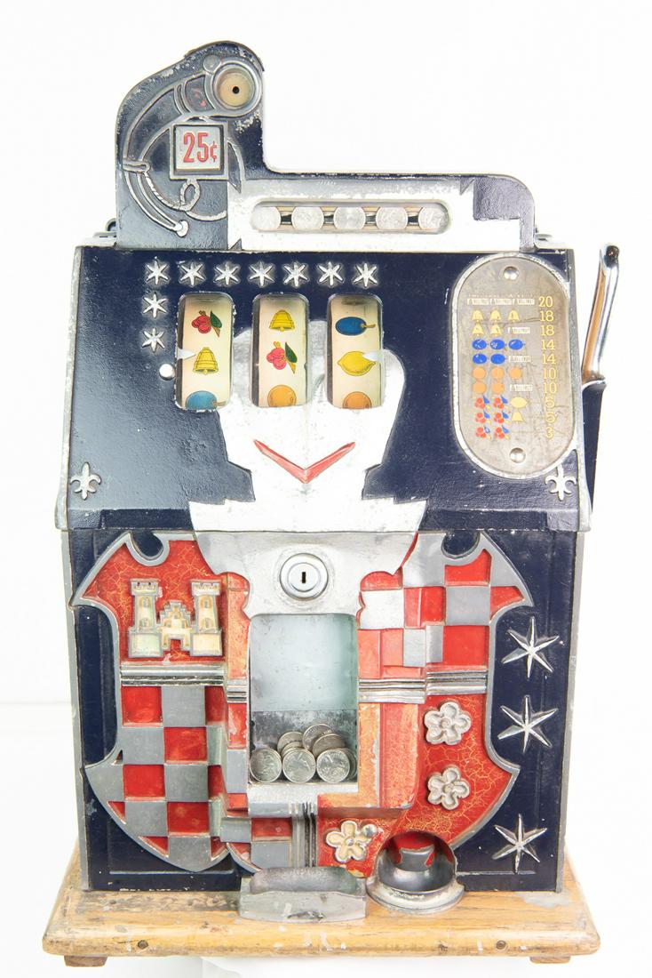 Mills Castle Front Slot Machine 25 Cent (1 of 13)
