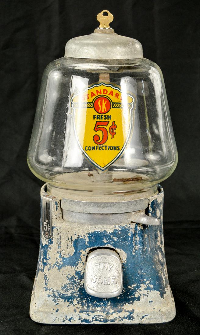 Silverking 1930's Gumball Machine (1 of 6)