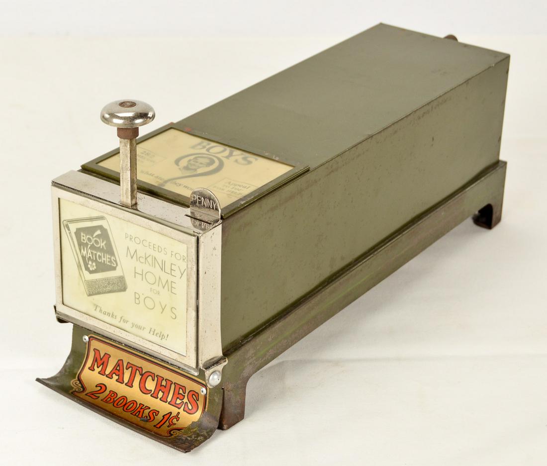 McKinley Home for Boys Coin Op Match Dispenser (1 of 6)