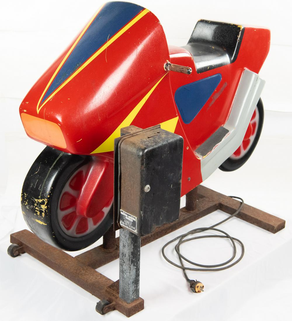 Coin Op Red Kiddie Ride (1 of 8)