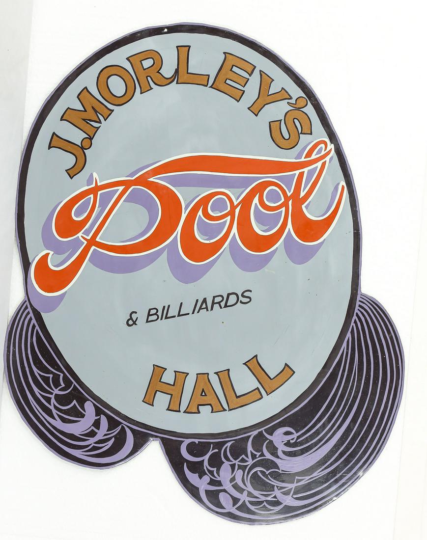 Morley's Pool Hall Sign (1 of 2)